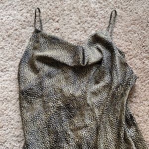 Silky slip mini dress NWT